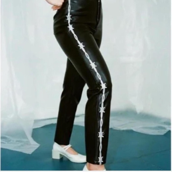 Fashion Brand Company Pammy Faux Leather Pants - Picture 4 of 7